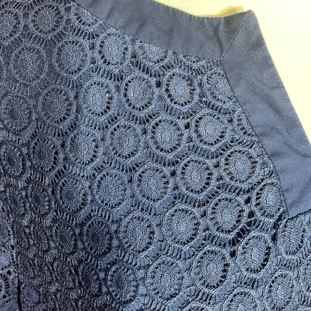Isaac Mizrahi Women’s Blue V Cut Neck Short Sleeve Knee Length Dress Size 1X - Picture 10 of 10
